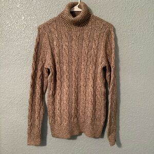 NWT Express Brown Turtleneck Sweater Women's Size XS